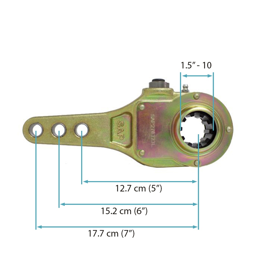 Rache estria gruesa 1.5" 10 diente
