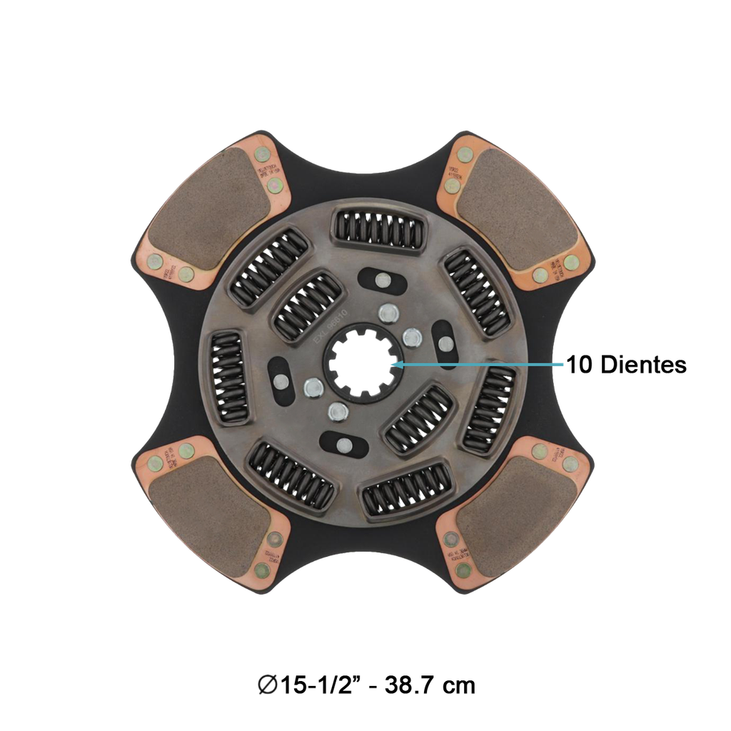 C/E Disco embrag del 15.5",4P,9R,2¨10S