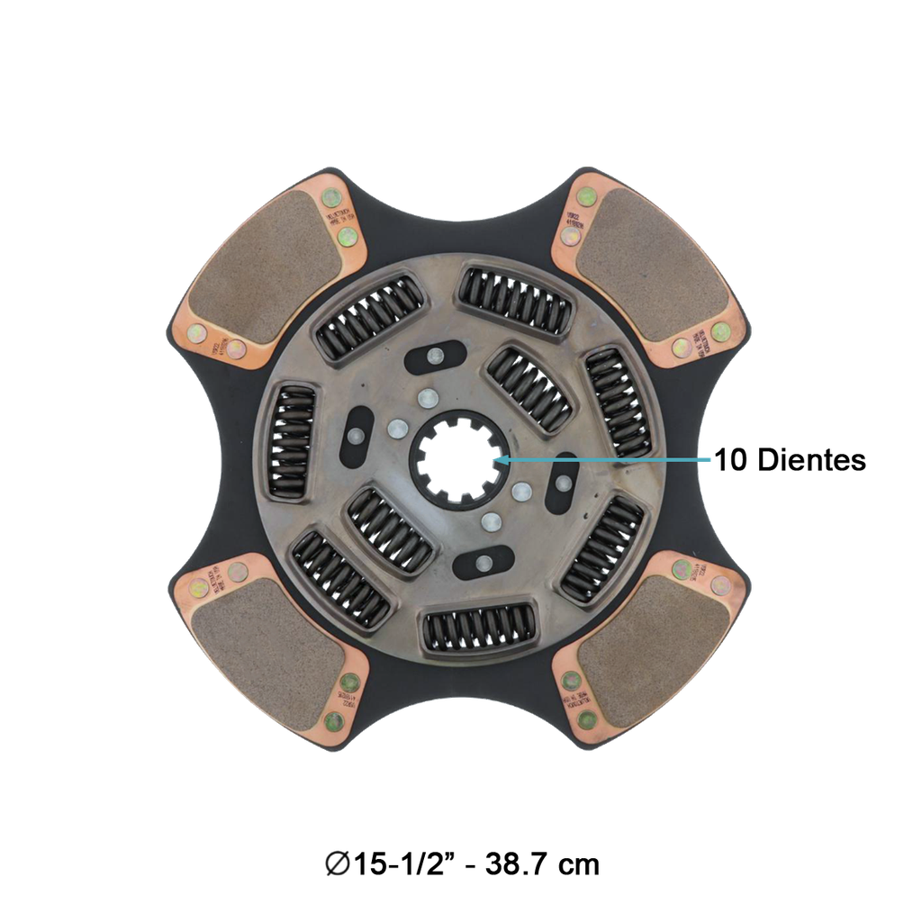 C/E Disco embrag tra 15.5",4P,9R,2¨10S