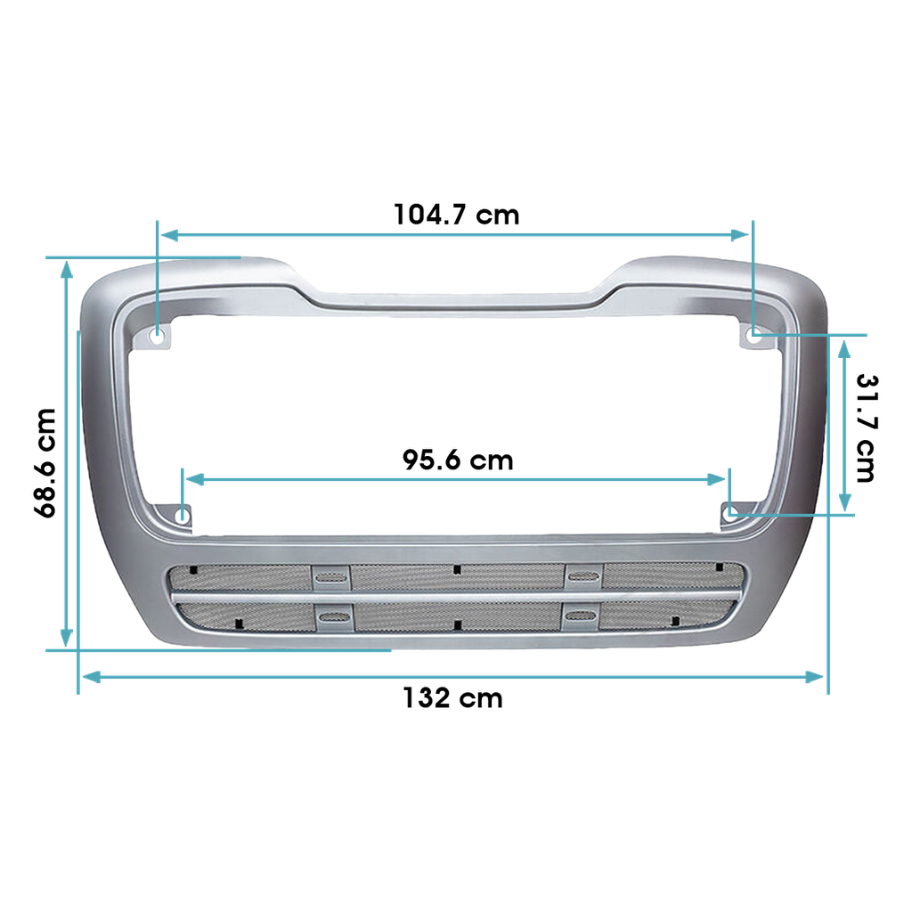 Marco de Parrilla Freightliner Cromada