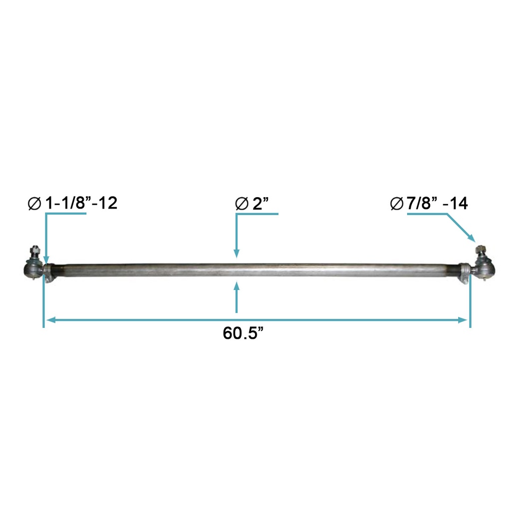 [463.DS55710] Barra de direccion Larga CL