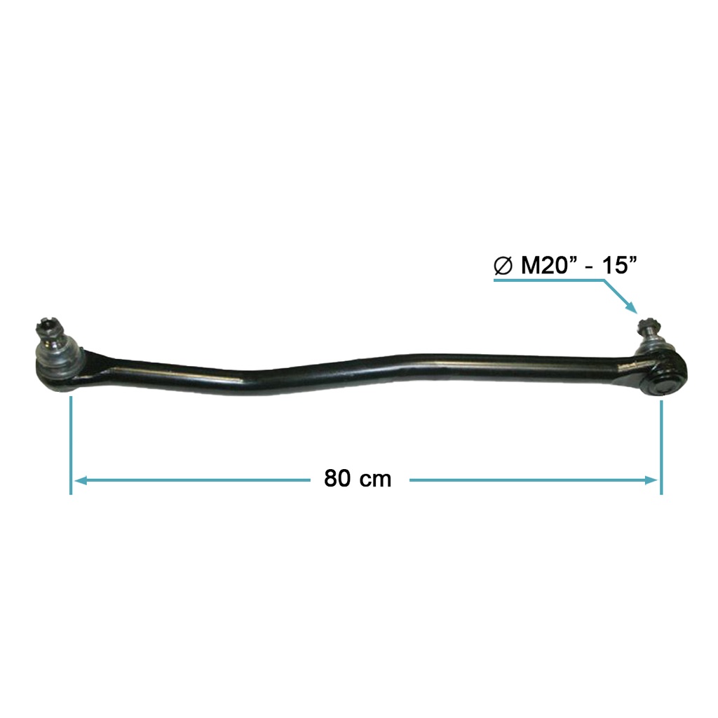 [463.DS6282] Barra De Direccion Corta Vision/Granitte