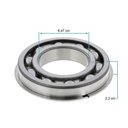 Rodamiento jaula 16 rodillos CRD 92-150.