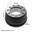 Tambor delantera Columbia, Vision