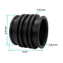 [561.62925] Conector componente tubo agua mp8