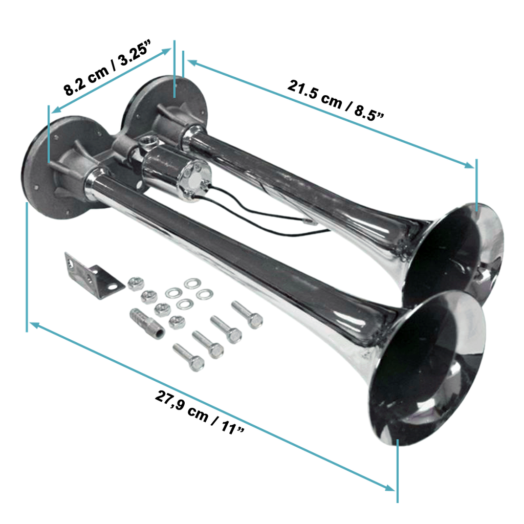 [562.1303] Corneta doble camion detro capota