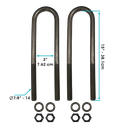 Abrazadera en U 4" eje A-26