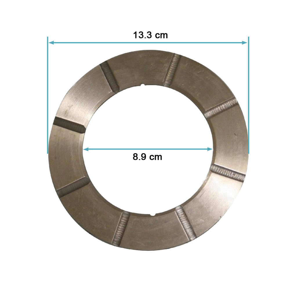 Arandela de bronce eje de carga