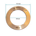 Arandela de bronce eje de carga