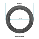 [106.1242] Sello pasador rueda 4515P