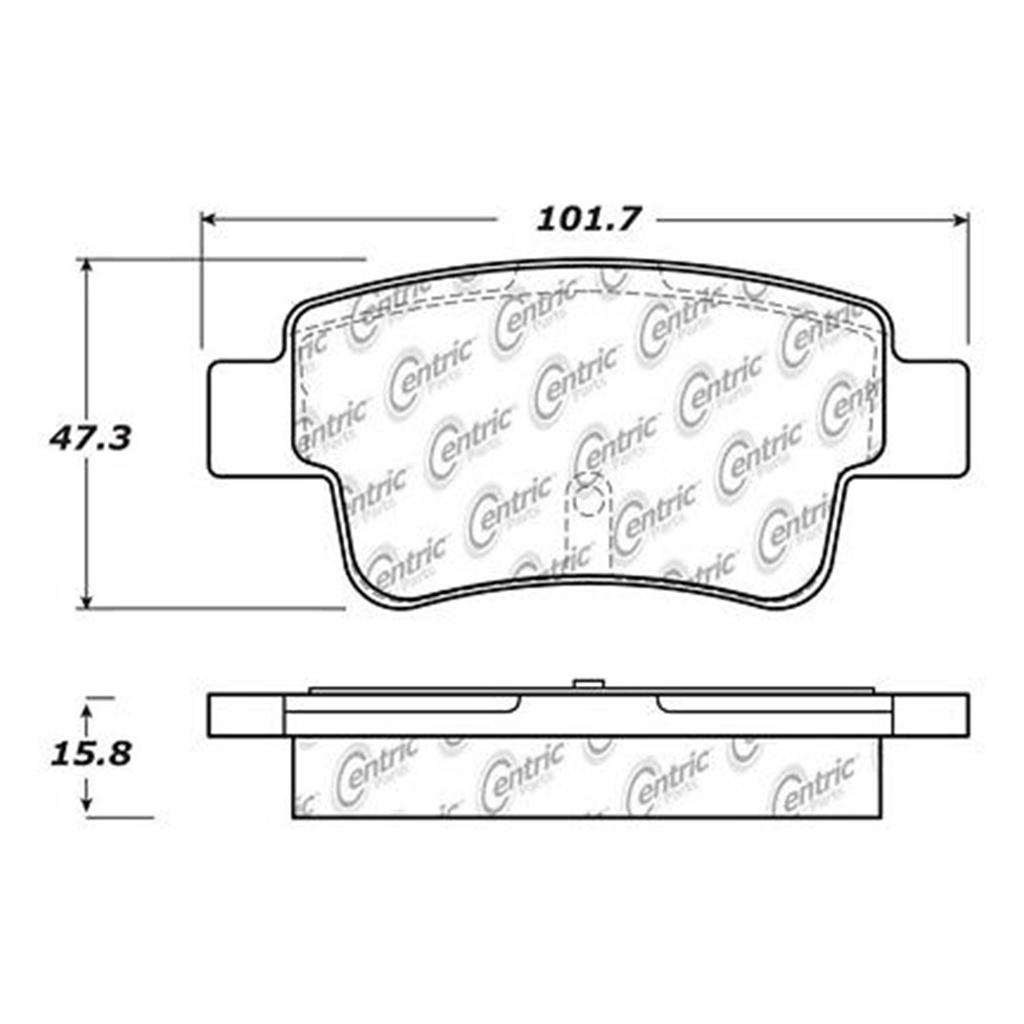 Pastilla de Freno Delantera Previa (Posiquiet)