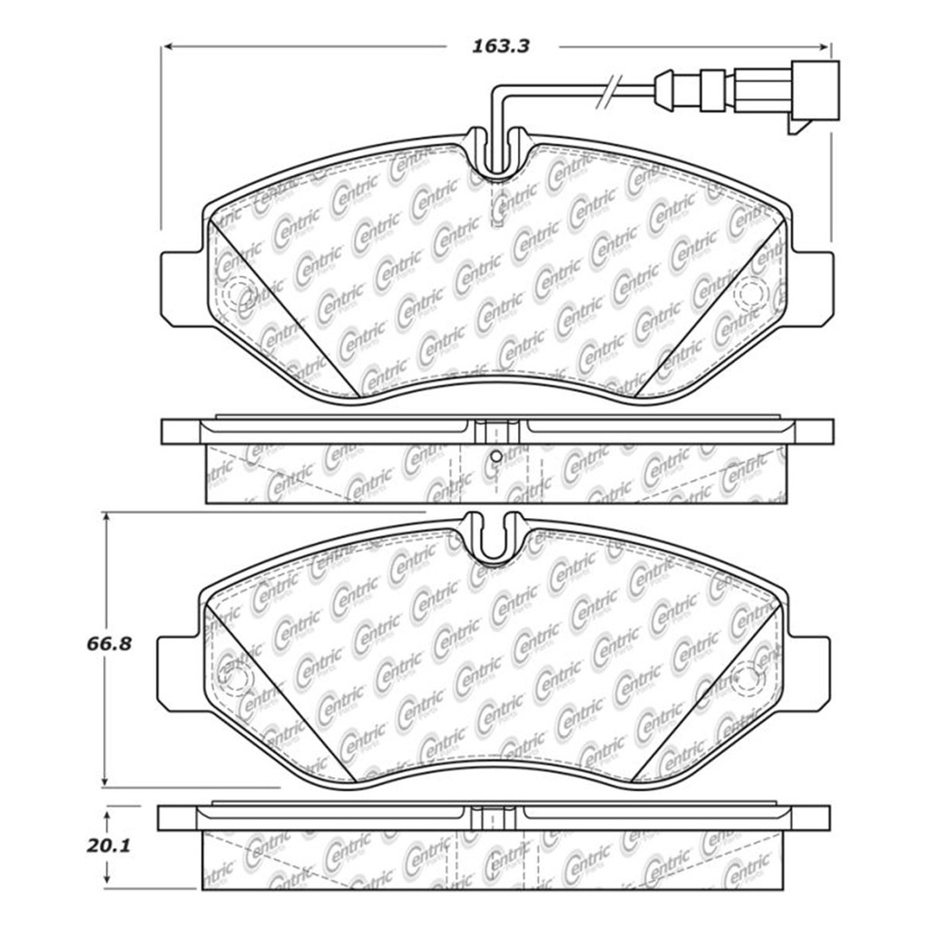 Pastillas de freno delantera Iveco Daily  C-TEK