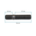 [203.4008] Esparrago 3.63in OAL .75in-10 artilleria