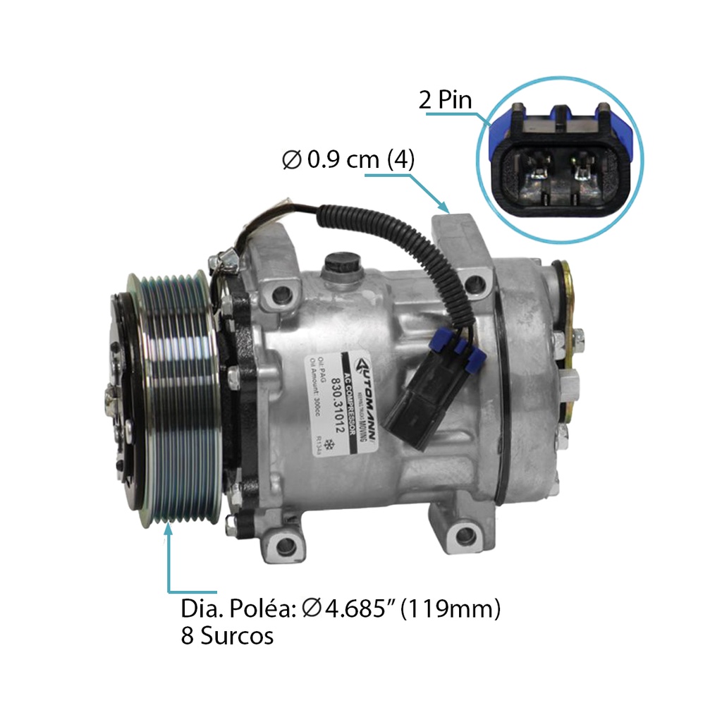 Compresor A/A M2 y CL 120