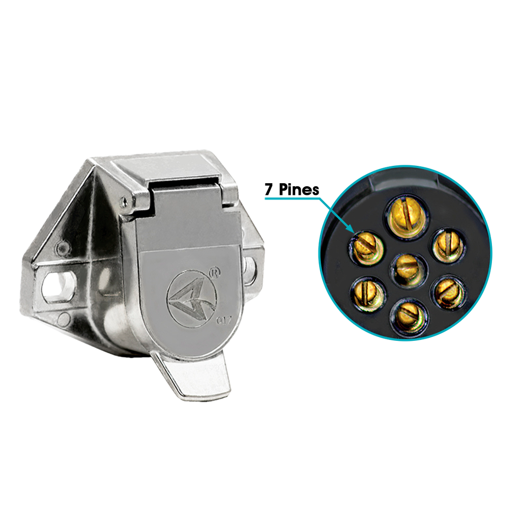 Conector hembra elec. chuto-remolque HD