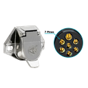 Conector hembra elec. chuto-remolque HD