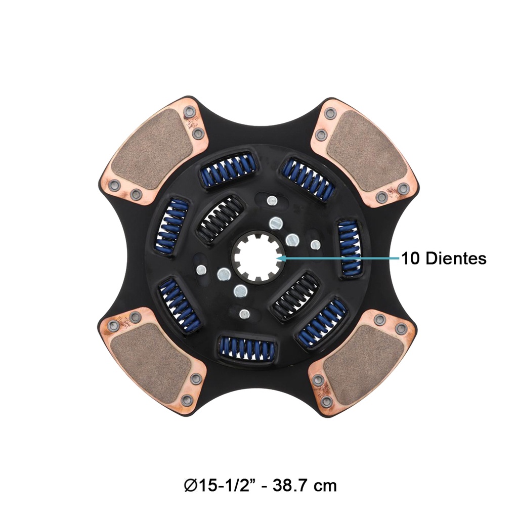 C/E Disco embrag tra 15.5",4P,9R,2¨10S