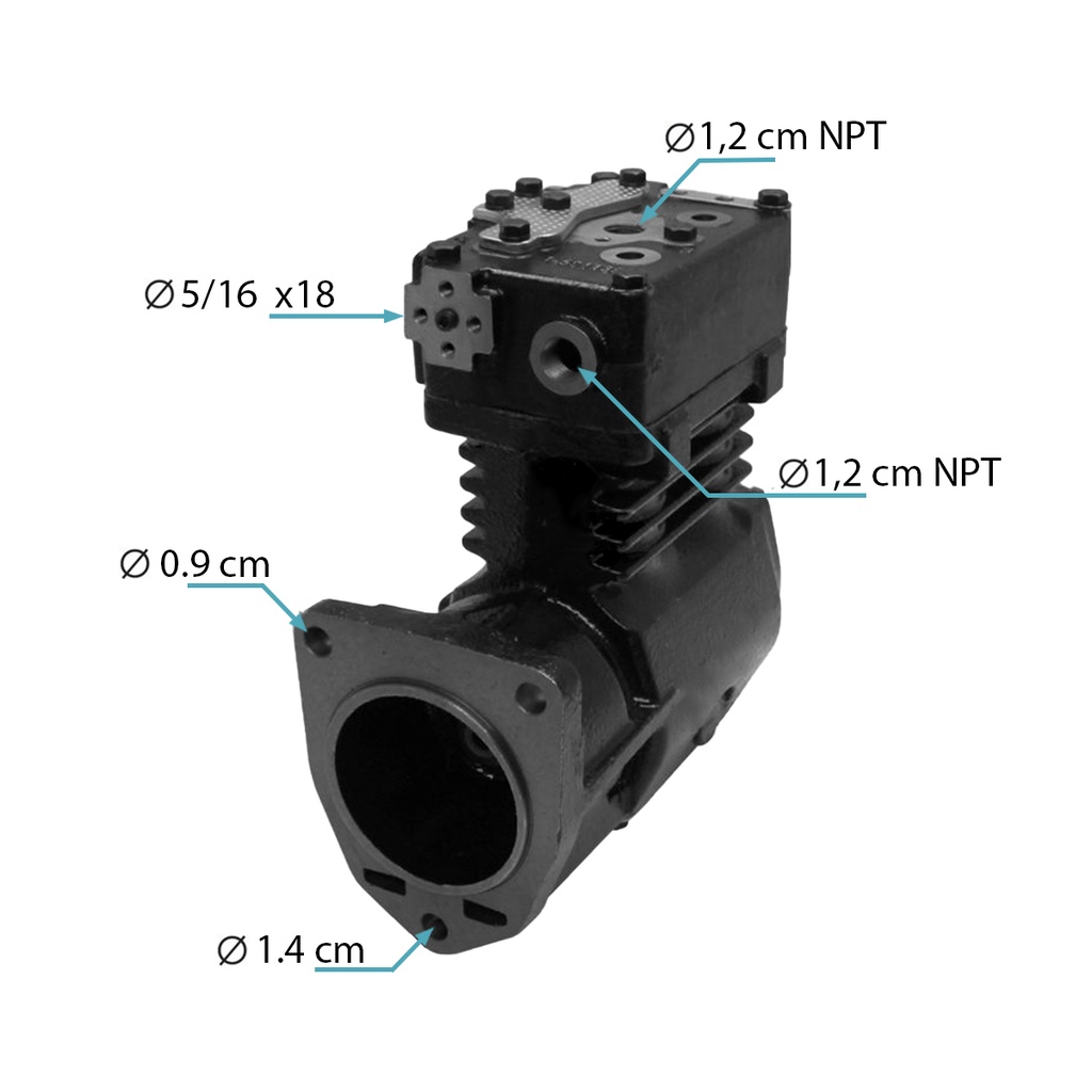 [170.AC108866] Compresor A/S tipo Tu Flo 550