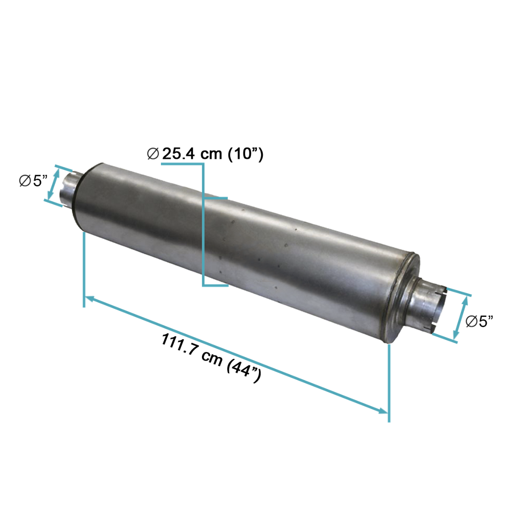 Muffler/Silenciador escape 5x10x44 hembr
