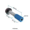 Espiga cardan 4" corto Vision/Granite