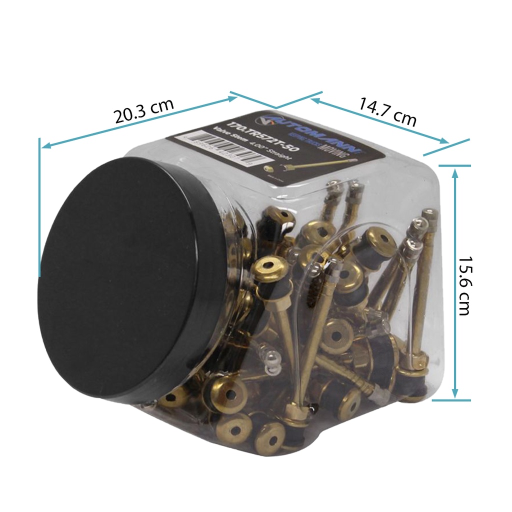 [170.TR572T-50] Valvula para inflar cauchos 4.0in 50pcs