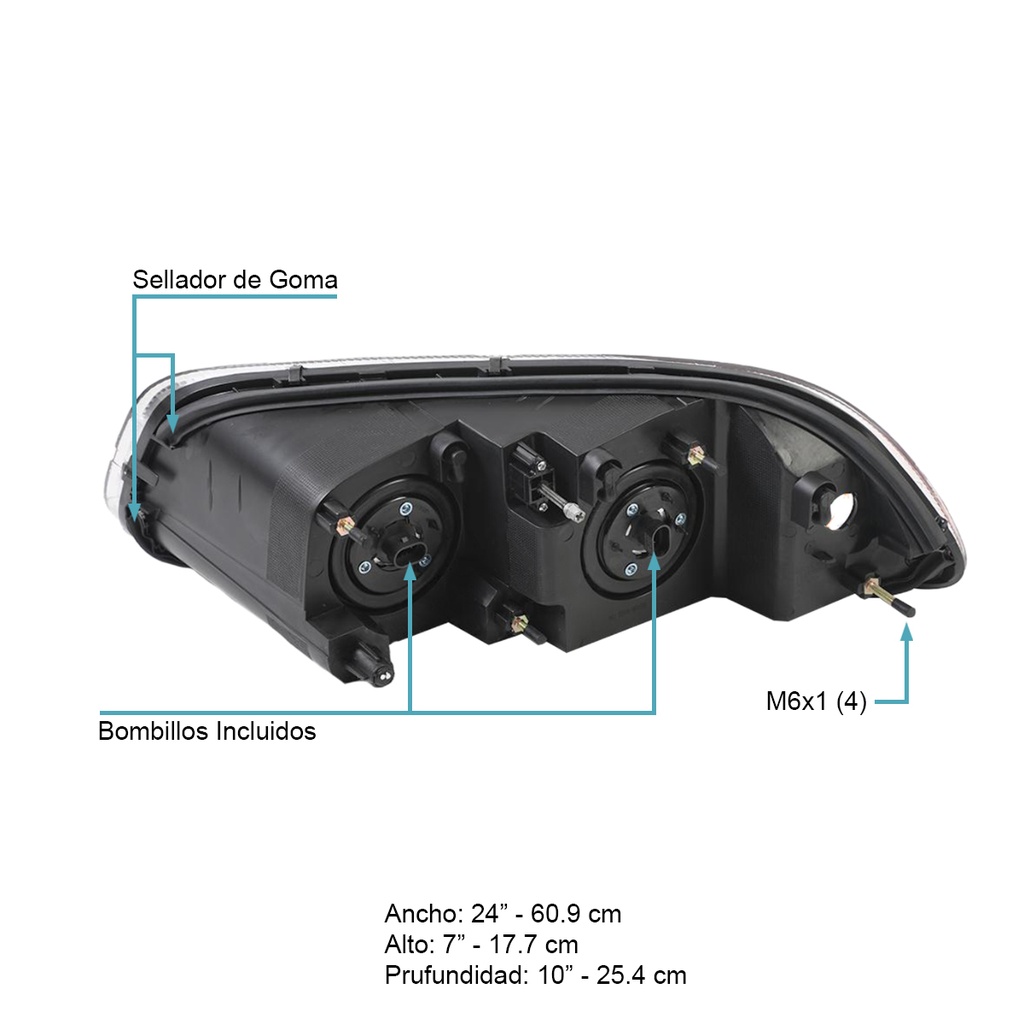 Faro delantero derecho Granite-Vision