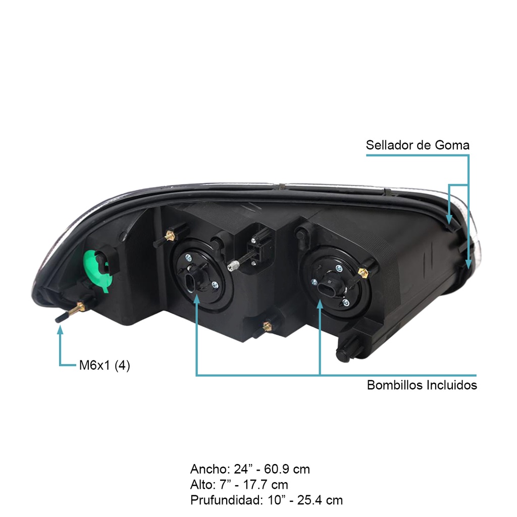 Faro delantero izquierdo Granite-Vision