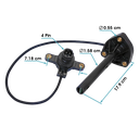 Sensor carter temperatu-nivel aceite MP8
