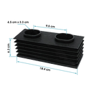 Soporte inferior motor delantero CH/E7