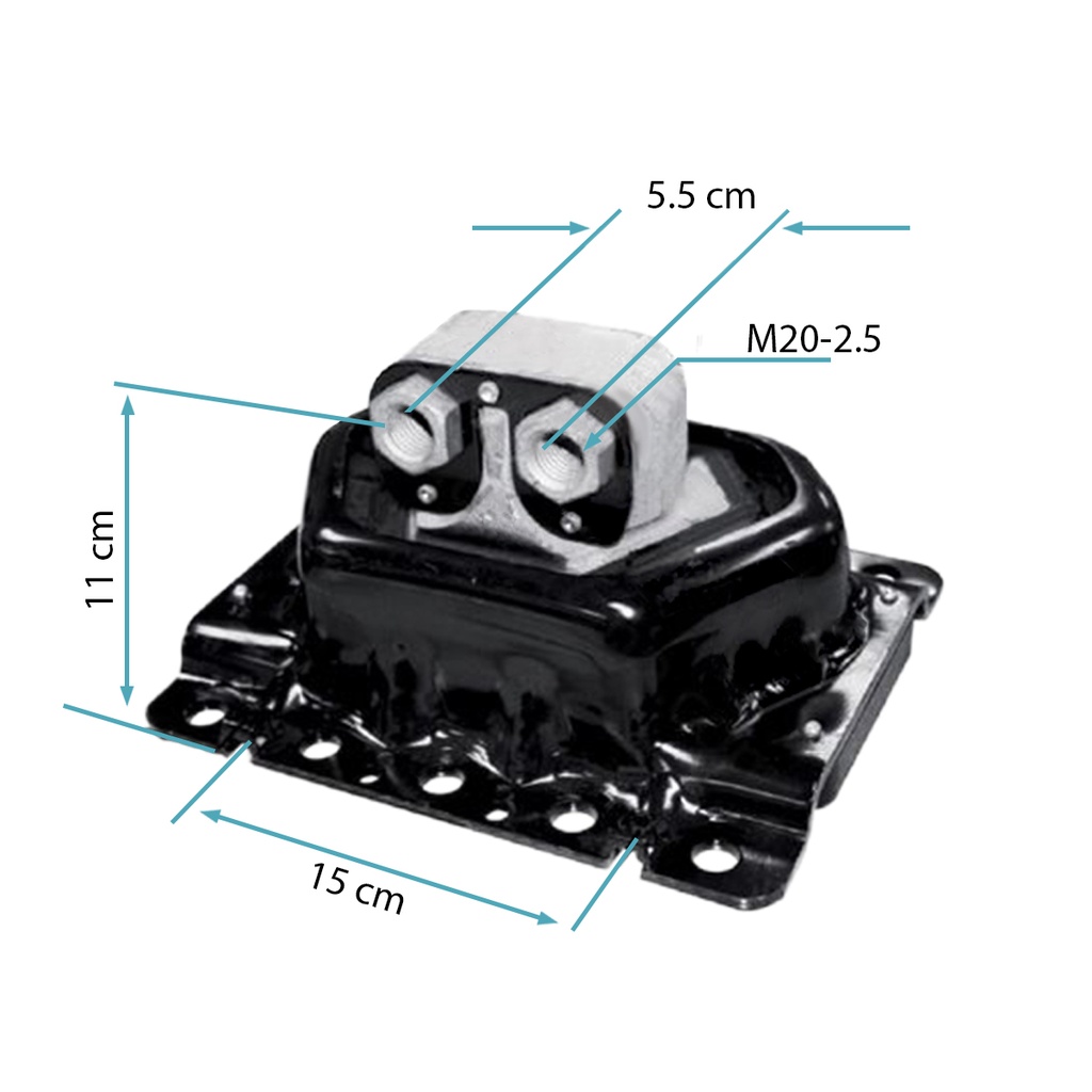 Soporte motor-caja tras. CX-GU-CV