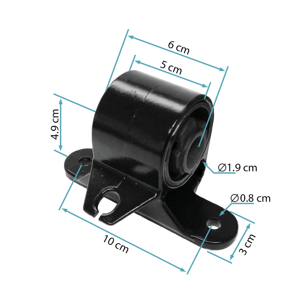 Soporte visagra del capot. Granite Visio