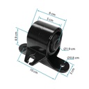 Soporte visagra del capot. Granite Visio