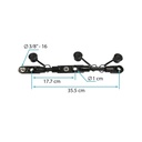 [178.2021BK] Cable puente de bateria negativo CL-120