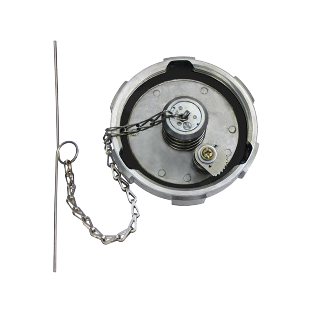 Tapa tanque gasoilc/llave 4" rosca fuera