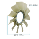 Ventilador GU Granite MP8 11 aspas 29,5"