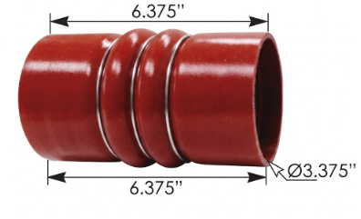 Manguera Aftercooler descarga Frio MP8 3.37" D.I x 6.37" Largo