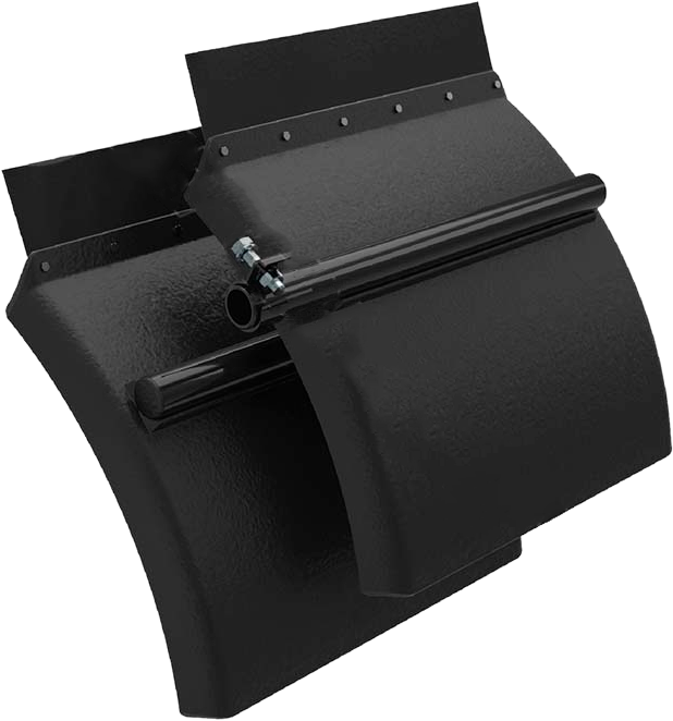 Kit de Guardabarros Delanteros Negros de 24"L x 24"L