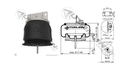 Bolsa Suspensión Trasera Kenworth T800 / 2006A