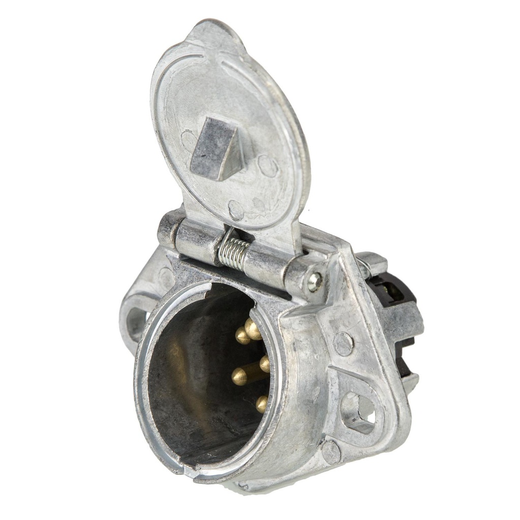 Conector hembra electrico chuto-remolque
