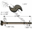 Levas LH freno rueda 20.44"x1.5" 10