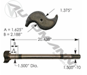 Levas RH freno rueda 20.44"x1.5" 10