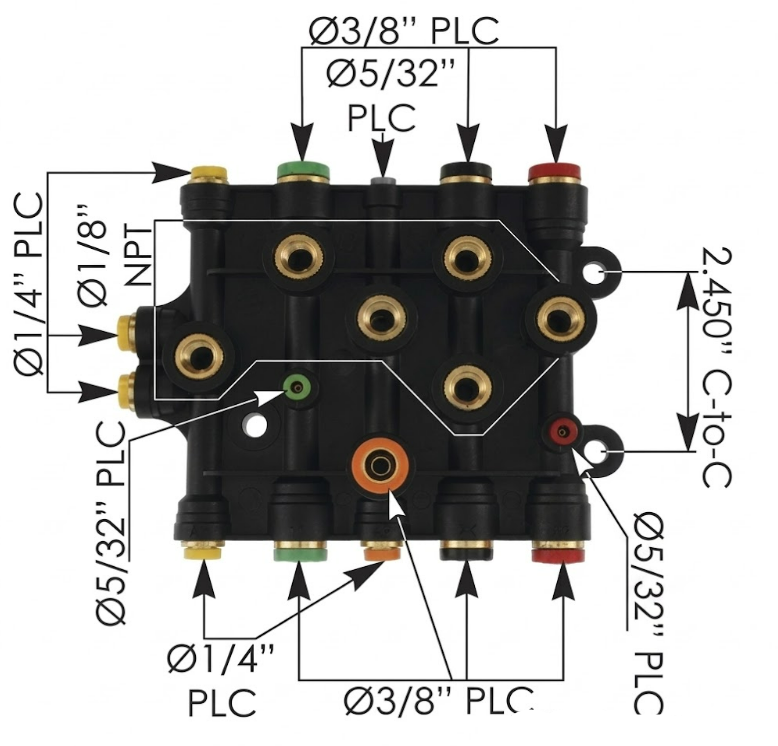 Modulo Multiple Distribucion Aire Freightliner CL-120