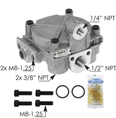 Valvula Relay Freno Trasero kit ABS WABCO