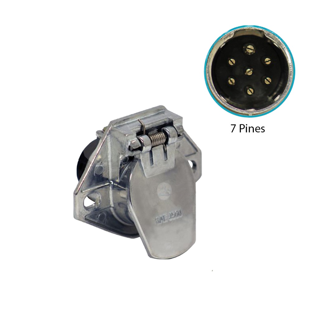 Conector Hembra Electrico 7 vias Chuto-Remolque