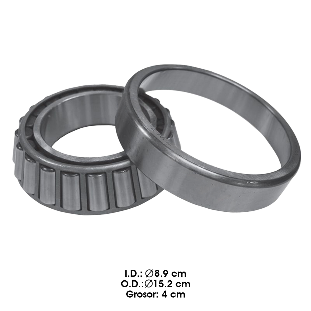 Set 415 rodamiento interno bateas eje rockwell A-21 (cono HM518445 / pista HM518410)