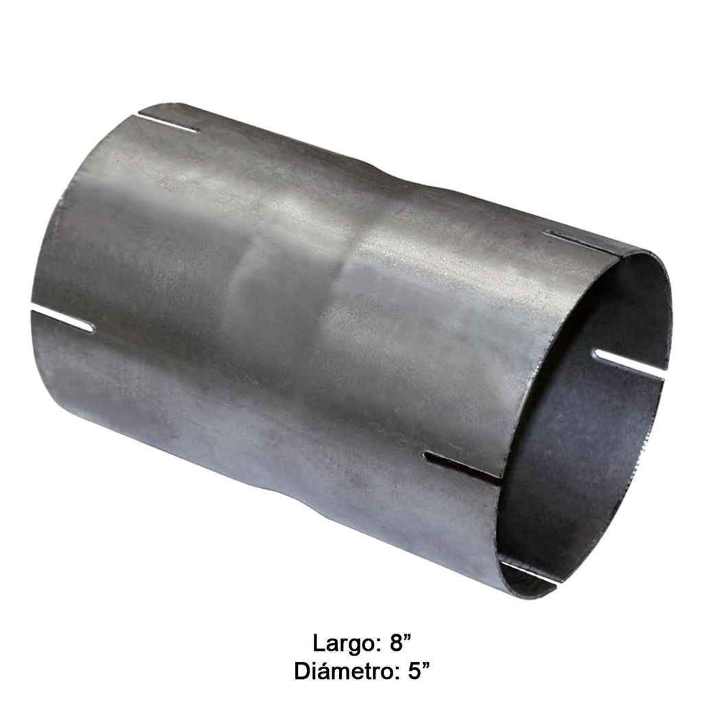 Adaptador Conector Escape De 5"D.I x 8" Largo
