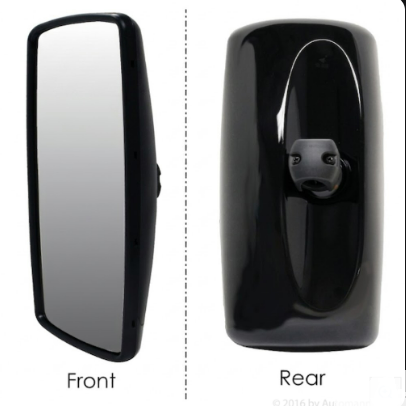 Carcasa Espejo Retrovisor Color Negro Universal 8" x 17" Grande