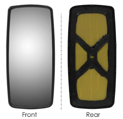 Cristal Espejo plano retrovisor grande Mack/CL/M2