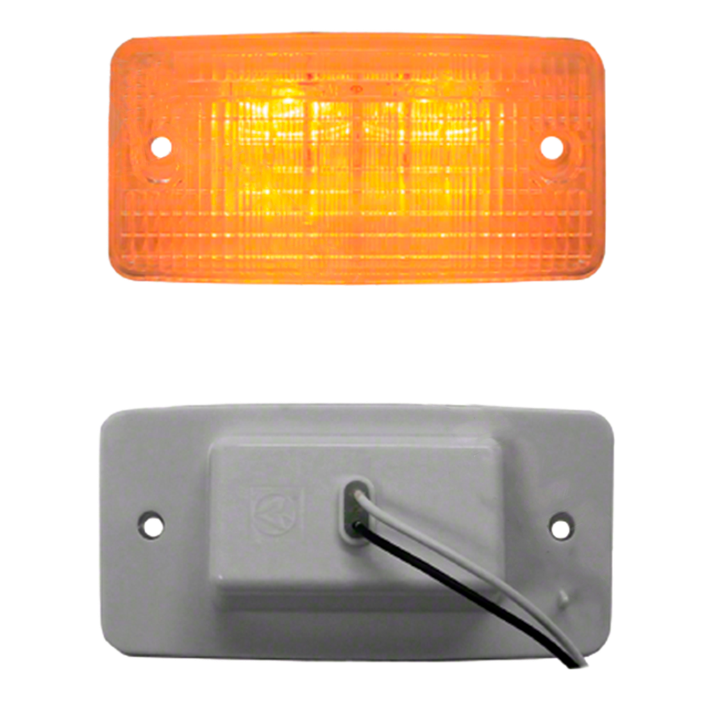 Lampara Cabina 4 LED freightliner CL/FLD-120 4 LED Color Ambar