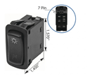 Interruptor luces principales Mack Vision de 2 posiciones y 7 Pines